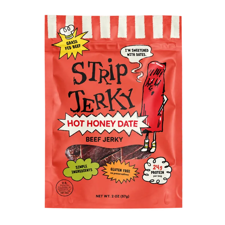 Strip Hot Honey Date Beef Jerky